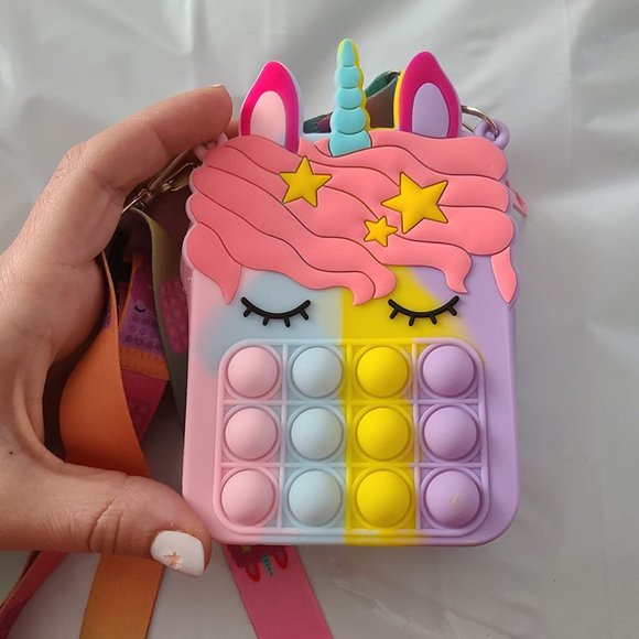 Pop Purse Fidget Toy! Comes with a Pop Bracelet and Pop Key chain! - Picture 1 of 3